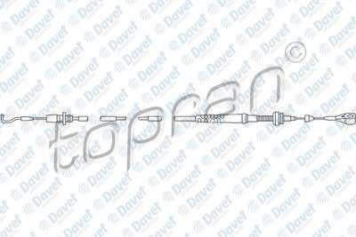 TOPRAN 109857001 Gaz Teli Transporter T4 91-03